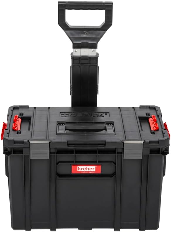 ⚒️ Bau & Montage – XL-Werkzeugwagen, Werkstattkoffer-Set, Werkstattwagen-Set aus der Q-Brick-Serie mit viel Zubehör BxTxH in cm: 53 x 38 x 98 cm Der mobile Allrounder, privat und gewerblich (Set 9) – Bild 3