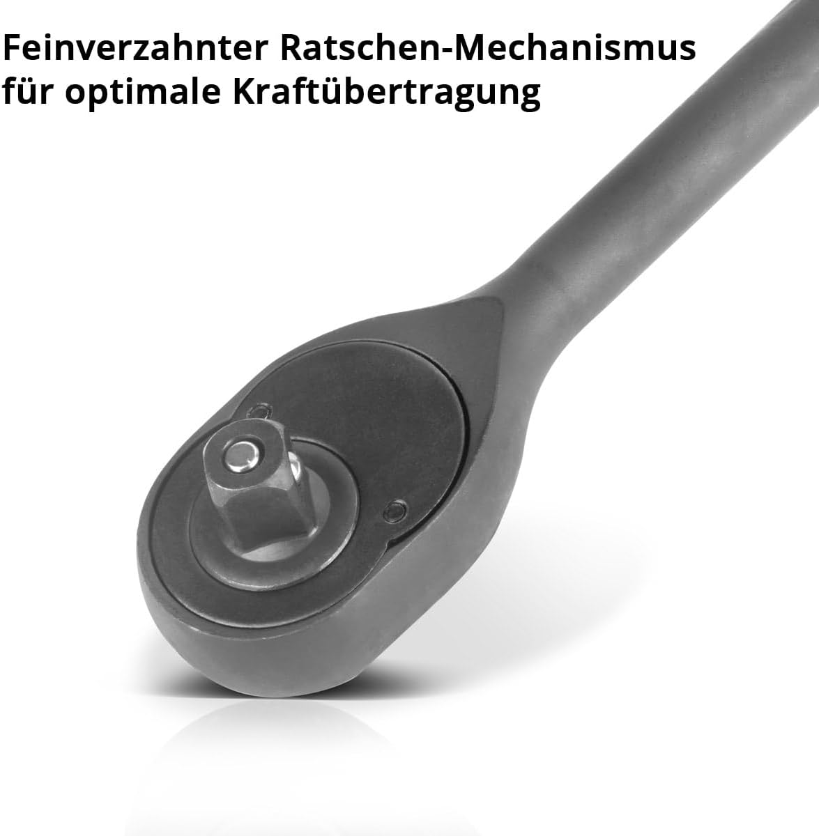 🚗 KFZ & Werkstatt – STAHLWERK Socket Spanner Set 24-Piece Ratchet Box | Socket Set | Socket Set | Ratchet Box | Socket Spanner Box with 1/2 Inch Reversible Ratchet, Sockets and Accessories – Bild 5