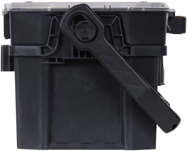 🔥 Angebote & Aktionen – Stanley Tool Box STST1-70317 with Organiser Attachment, Separate, Case with Rustproof Metal Clasps, Sturdy Case for Tools and Small Parts, 56 x 32 x 25 cm – Bild 3