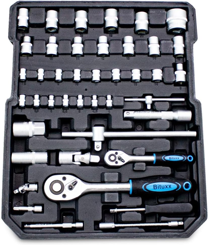 🔥 Angebote & Aktionen – Bituxx Tool Box 1200 Pieces Tool Ratchet Box Tool Trolley Nut Box Ratchet Box Socket Wrench Torx Multi-Tooth Ratchet – Bild 6