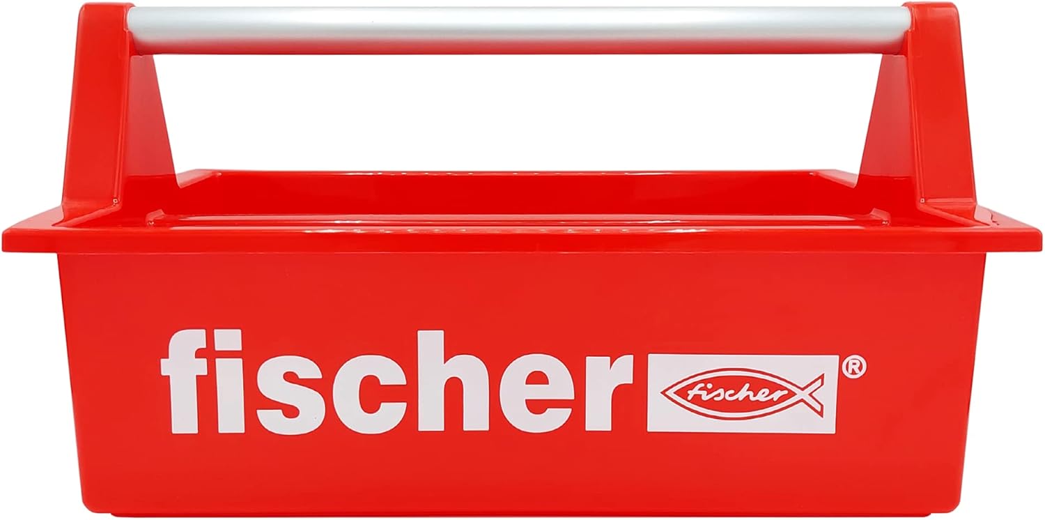 ⚒️ Bau & Montage – Fischer Werkzeugkasten Kunststoff Rot – Bild 2
