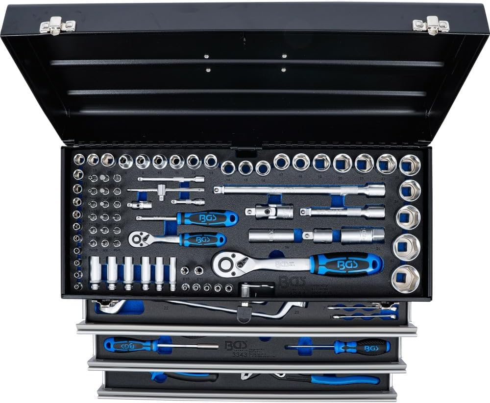 ⚡ Elektro & Technik – BGS Werkzeugkasten aus Metall, 3318 – Bild 4