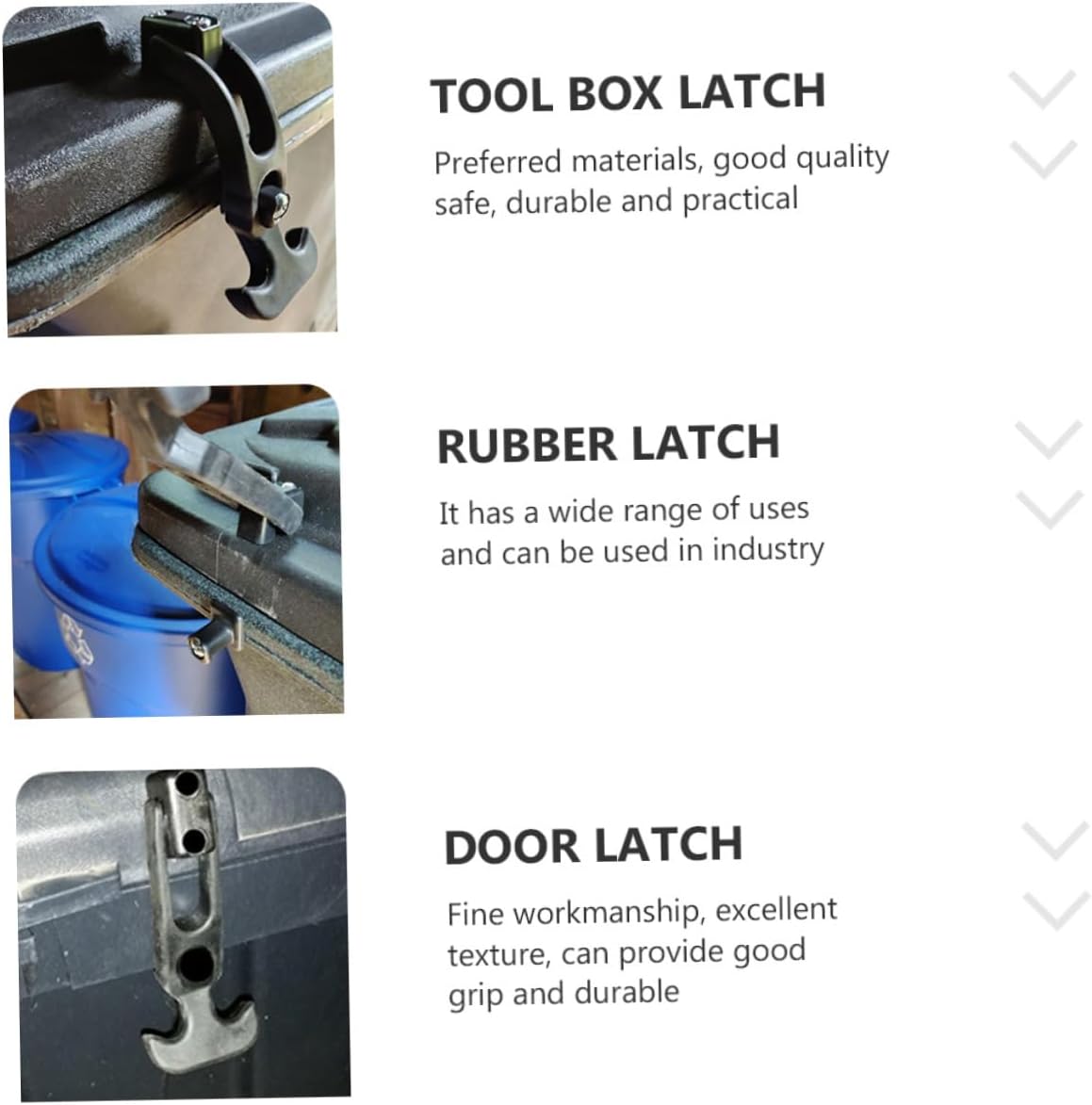 ⚒️ Bau & Montage – 2 Sätze flexible T-Griff-Haspelverschlüsse, robuster praktischer Werkzeugkasten für Golfwagen, Fahrzeuge für industrielle Anwendungen, Ladungssicherung – Bild 7