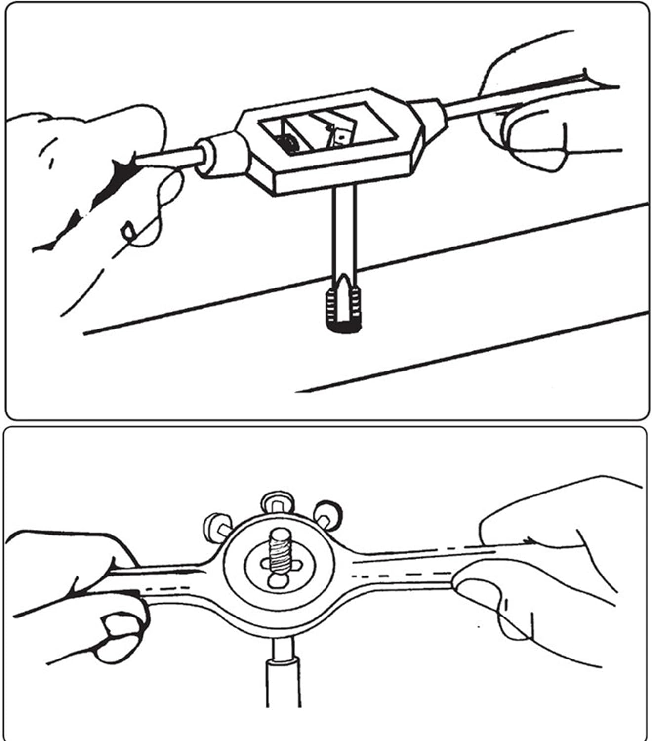 🔥 Angebote & Aktionen – FROADP Tap and Die Set Thread Cutter Set – Bild 6