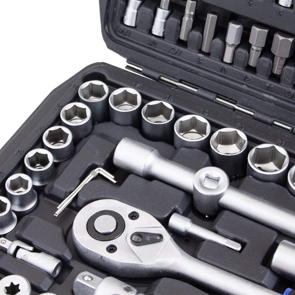 🔥 Angebote & Aktionen – BITUXX® 108 Part tool box Ratchet box Tool set Tool box Ratchet box Socket wrench Bit Allen wrench Tool set – Bild 8
