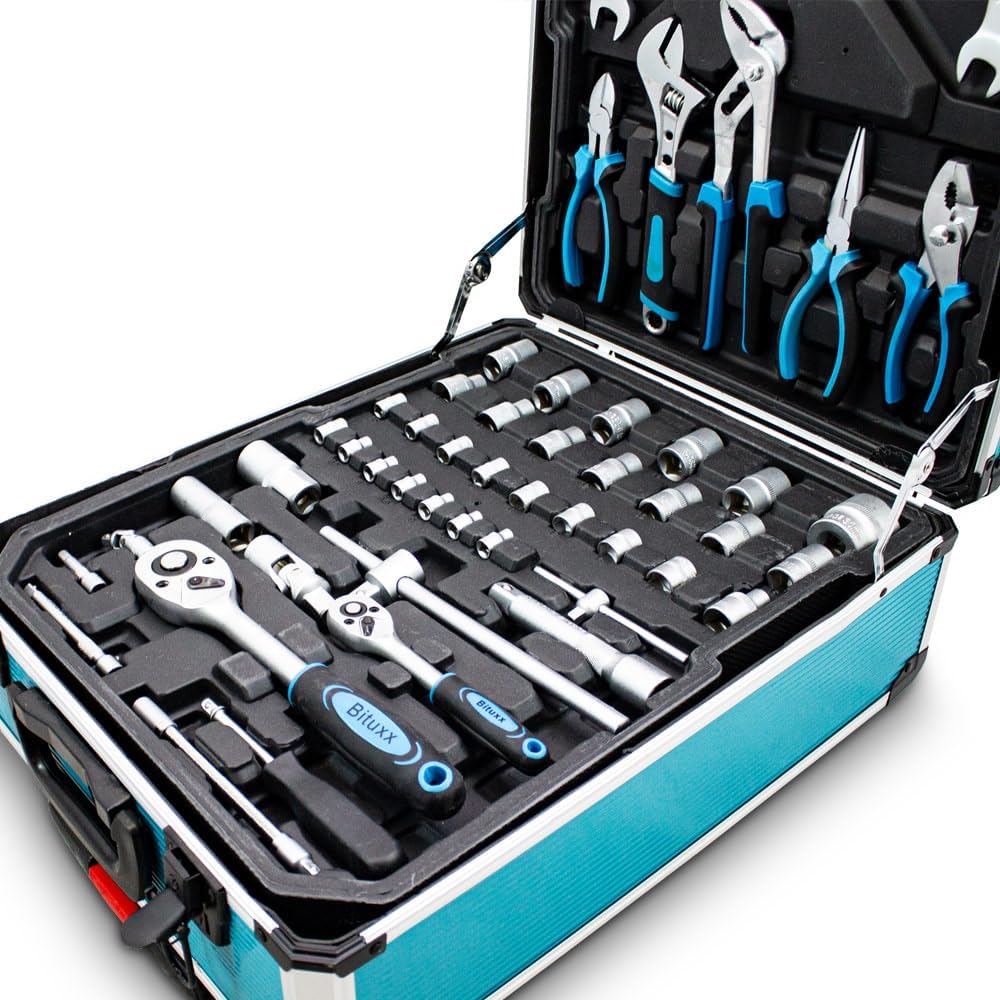 🔥 Angebote & Aktionen – Bituxx Tool Box 1200 Pieces Tool Ratchet Box Tool Trolley Nut Box Ratchet Box Socket Wrench Torx Multi-Tooth Ratchet – Bild 4