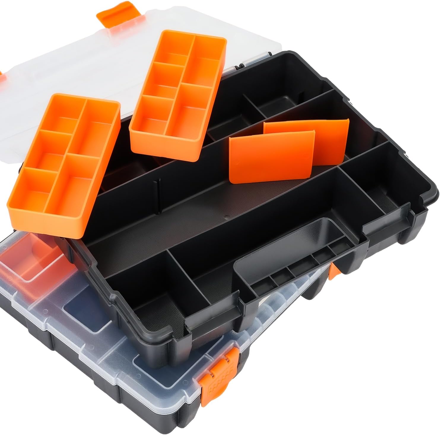 ⚡ Elektro & Technik – HMF 15603-02 Outdoor-Werkzeugkasten, leerer Werkzeugkasten, groß, 46,5 x 36 x 20,5 cm – Bild 8