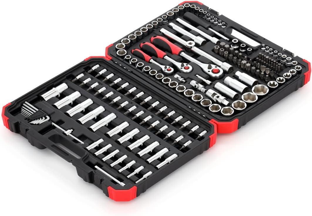 🚗 KFZ & Werkstatt – Gedore red Socket Set, 172 Pieces, with Reversible Ratchet, Ratchet, Socket and Bit Set – Bild 4