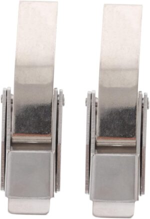 ⚒️ Bau & Montage – NUOBESTY 2 stück Teiliges Edelstahl Kofferschlösser Heavy-duty Boxverschlüsse Multifunktional Vielseitig Einsetzbar Einfache Montage Robust Für Werkzeugkoffer Und Ausrüstungsboxen