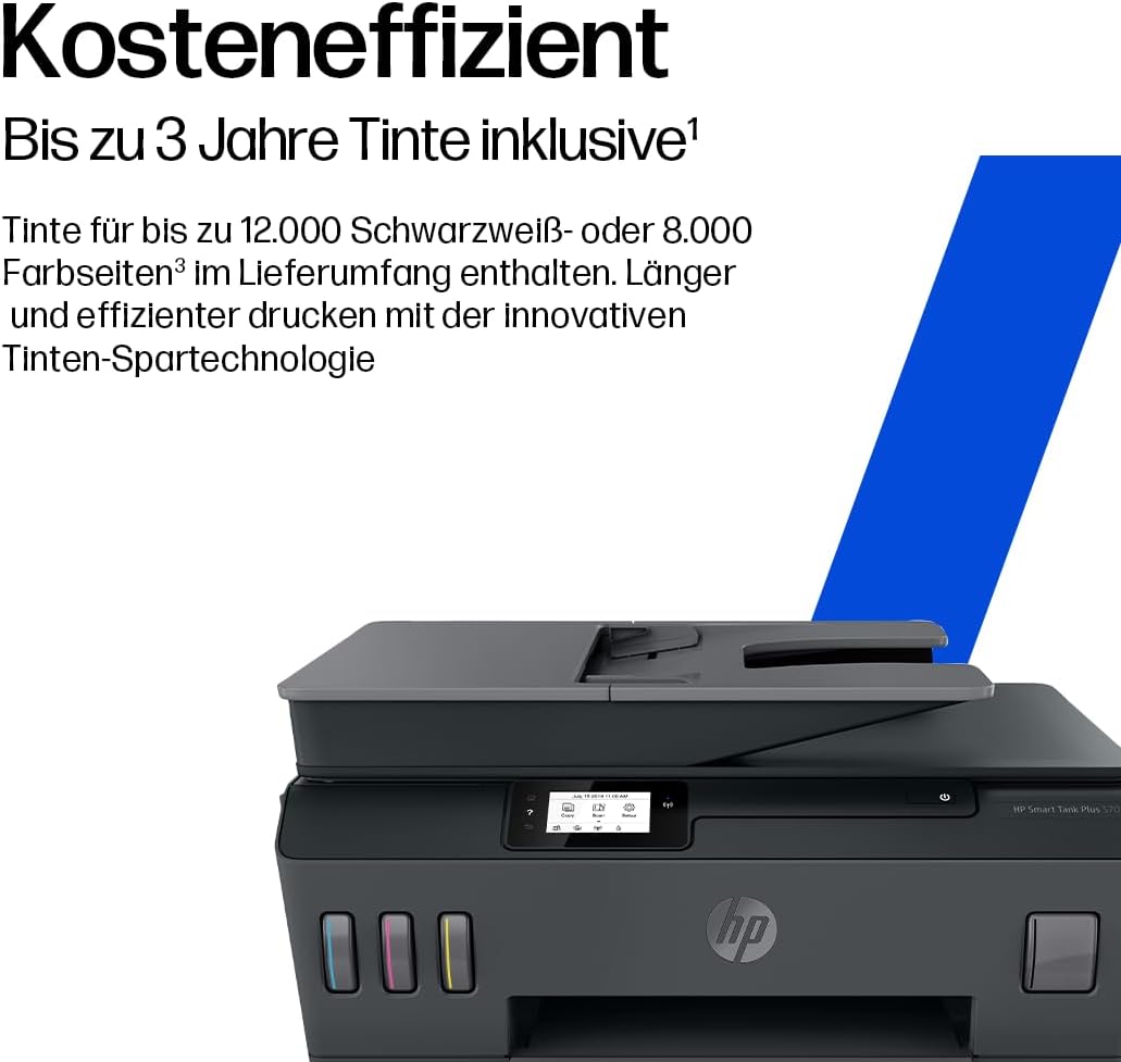 ⚒️ Bau & Montage – HP Smart Tank Plus 570 Multifunktionsdrucker (Drucker, Scanner, Kopierer, WLAN, AirPrint, 3-in-1, inklusive Tinte für bis zu 3 Jahre Druckdauer) – Bild 4