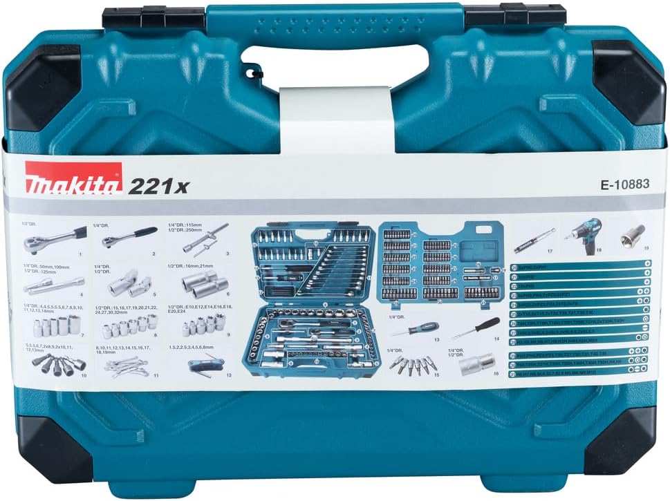 ⚒️ Bau & Montage – Makita E-10883 Werkzeugset 221-teilig – Bild 5