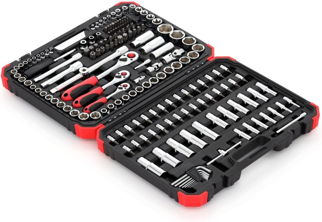🚗 KFZ & Werkstatt – Gedore red Socket Set, 172 Pieces, with Reversible Ratchet, Ratchet, Socket and Bit Set – Bild 3