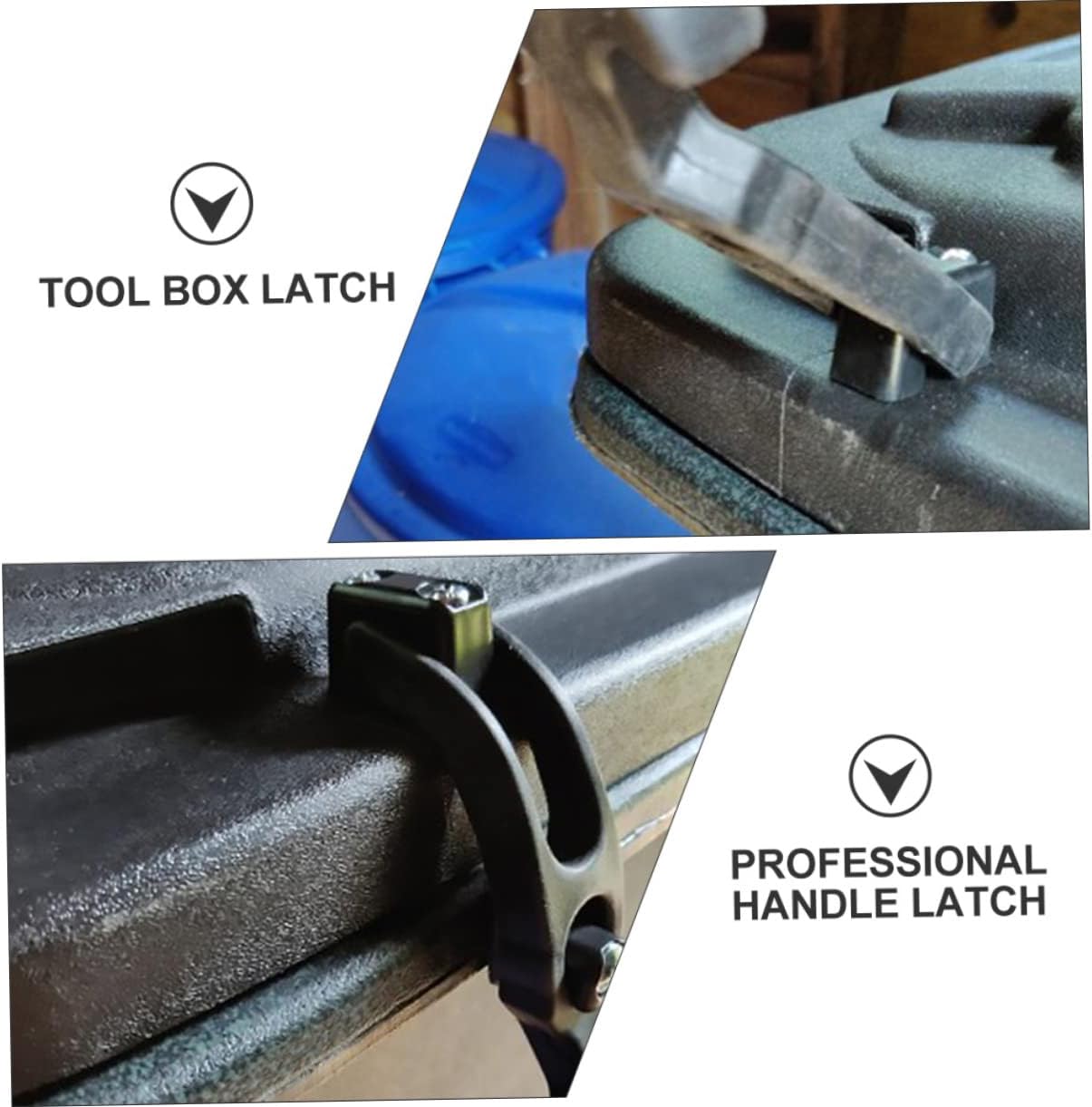 ⚒️ Bau & Montage – 2 Sätze flexible T-Griff-Haspelverschlüsse, robuster praktischer Werkzeugkasten für Golfwagen, Fahrzeuge für industrielle Anwendungen, Ladungssicherung – Bild 4