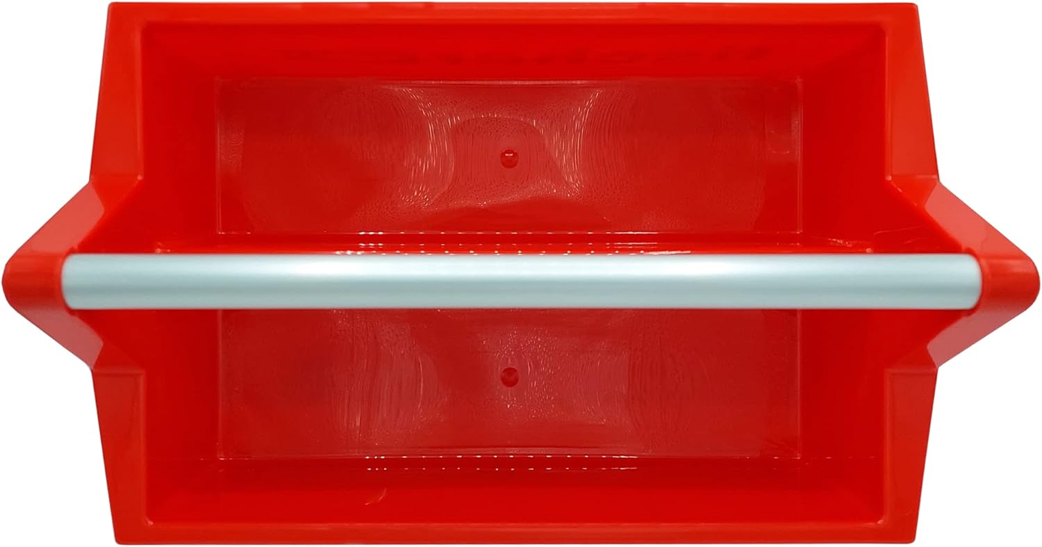 ⚒️ Bau & Montage – Fischer Werkzeugkasten Kunststoff Rot – Bild 3