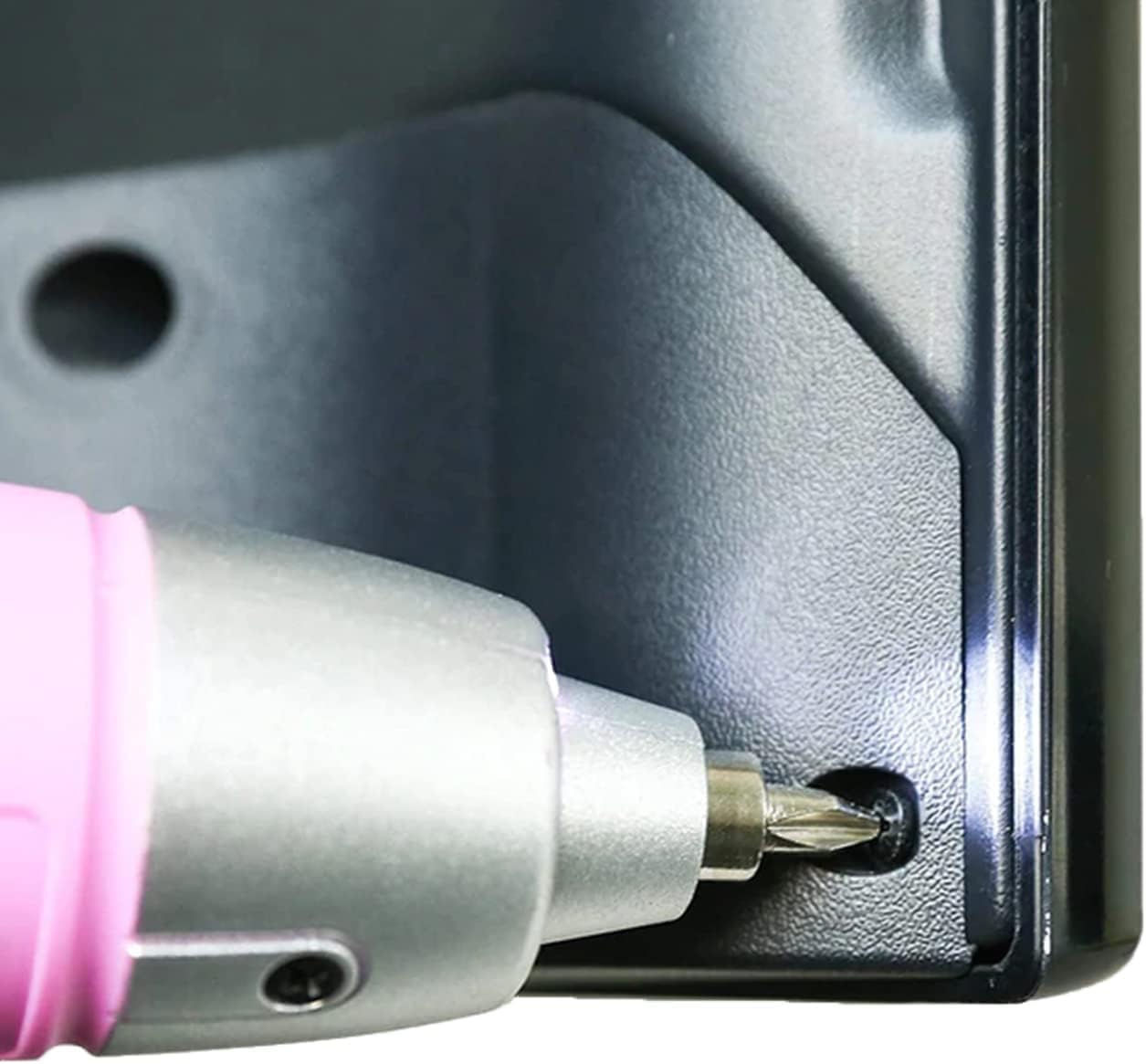 ⚒️ Bau & Montage – DEKO Werkzeugkasten rosa 98-teilig mit wiederaufladbarem 3,6-V-Akkuschrauber. Komplettset aus Haus-, Büro- und Werkstattwartung, Hardware- und Heimwerker-Werkzeugset – Bild 5