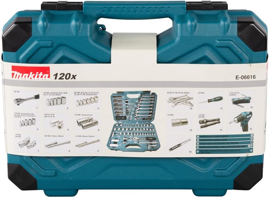 🔥 Angebote & Aktionen – Makita E-06616 Tool Set 120 Pieces – Bild 5