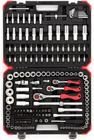 🚗 KFZ & Werkstatt – Gedore red Socket Set, 172 Pieces, with Reversible Ratchet, Ratchet, Socket and Bit Set