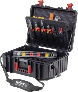 ⚡ Elektro & Technik – Wiha Electrician XL 2 Elektro-Werkzeugkoffer 41-teilig I gefüllt mit Werkzeug I Profi-Werkzeugkoffer mit Tragegurt