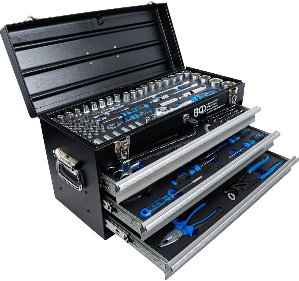 ⚡ Elektro & Technik – BGS Werkzeugkasten aus Metall, 3318