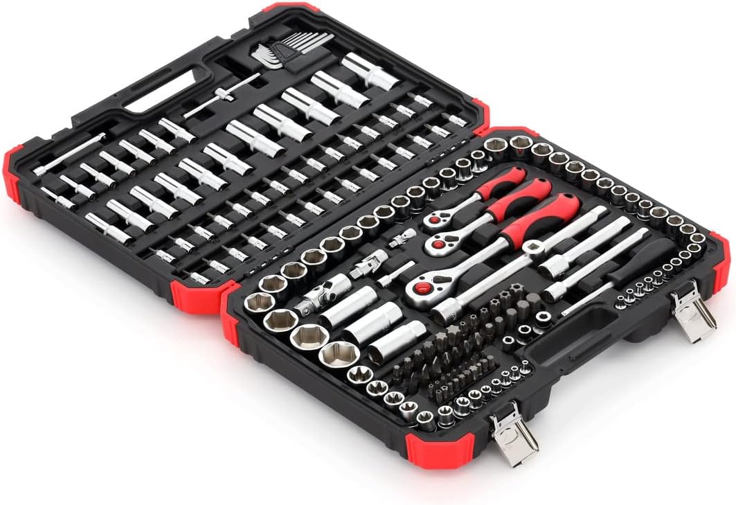 🚗 KFZ & Werkstatt – Gedore red Socket Set, 172 Pieces, with Reversible Ratchet, Ratchet, Socket and Bit Set – Bild 5