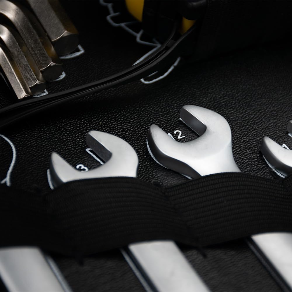 ⚡ Elektro & Technik – BAMATO WORK-193 Werkzeugkasten gefüllt 193-teiliges Werkzeugset | Werkzeugkasten mobil | Werkzeugkoffer komplett mit Werkzeugen für Werkstatt und Haushalt | Teleskopstiel | Koffer mit Rollen – Bild 8