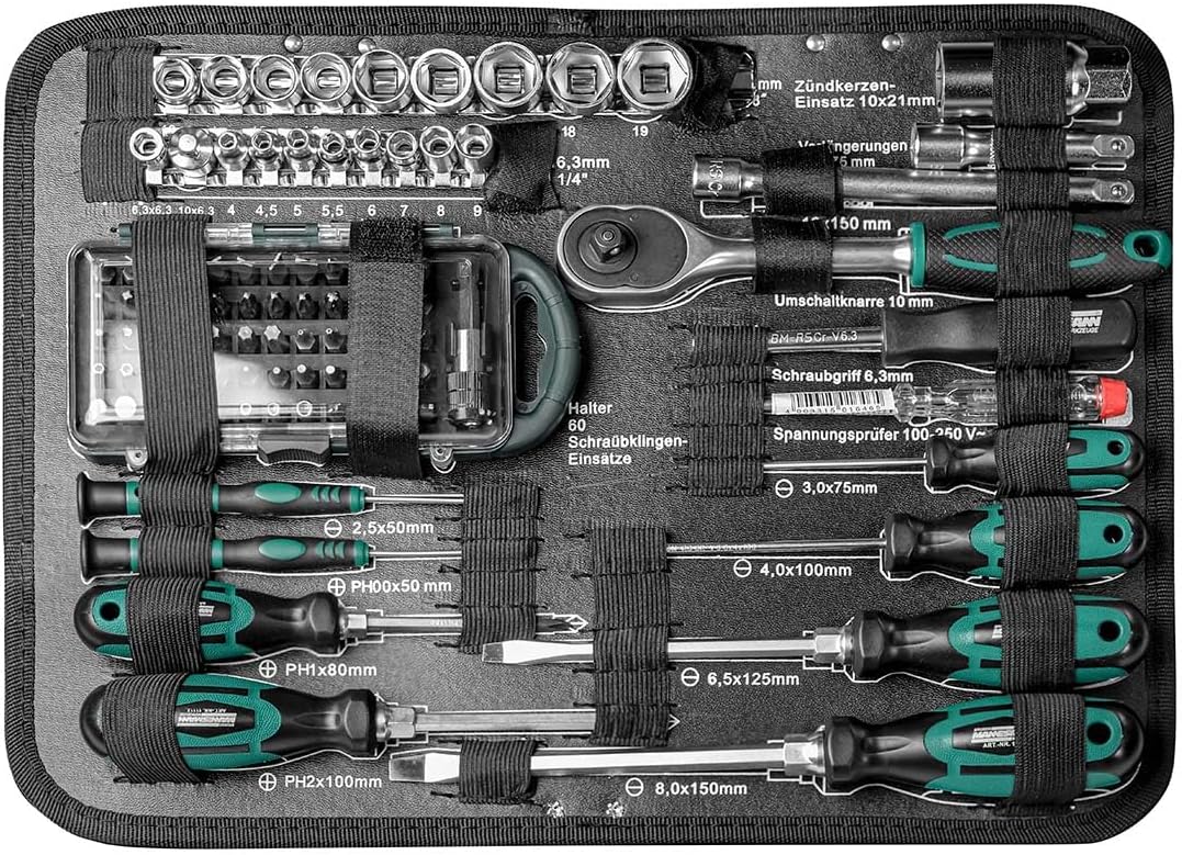 🔥 Angebote & Aktionen – Brüder Mannesmann 124 Pieces M29072 Tool Set in Aluminium Case – Bild 4