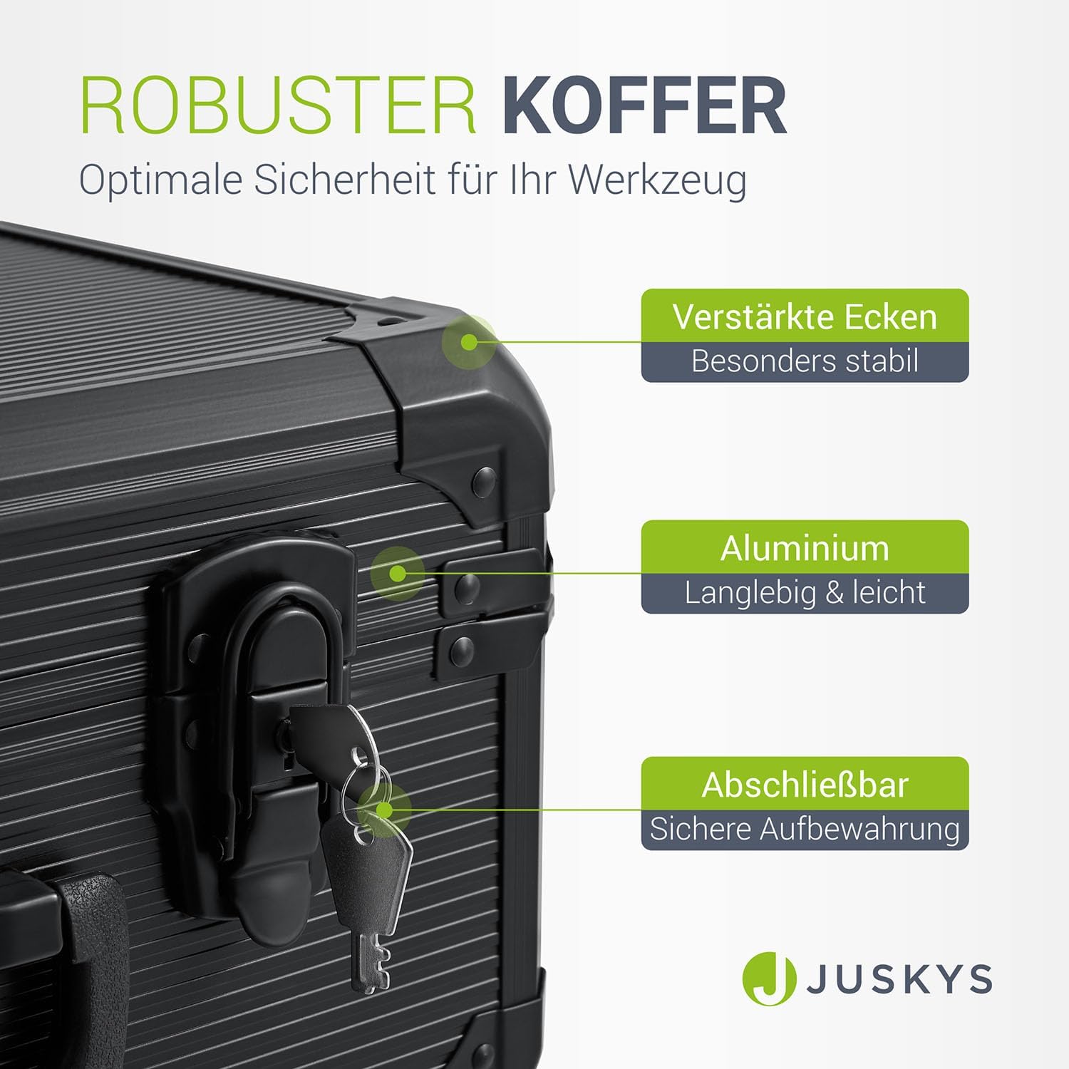 🔥 Angebote & Aktionen – Juskys Tool Box – 1200 Pieces Tool Trolley Filled Tool Box Set Wheels – Bild 7