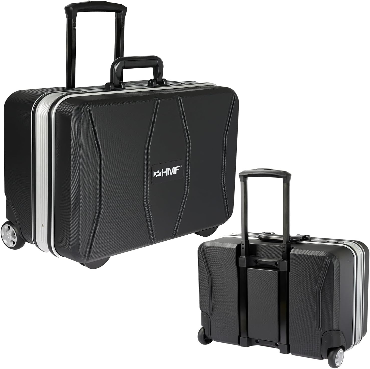 ⚡ Elektro & Technik – HMF 15602-02 Werkzeugwagen, leerer ABS-Kunststoff-Werkzeugkasten mit Rollen, 47 x 40 x 24,5 cm – Bild 2