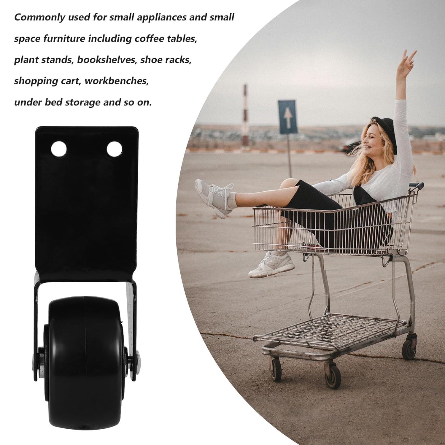 ⚒️ Bau & Montage – VALICLUD Ersatz Caster Wheel aus Robustem Eisen für Koffer Trolley Möbel Vielseitig Einsetzbar Geräuscharm Langlebig Einfache Montage für Werkzeugkoffer und Regale – Bild 9