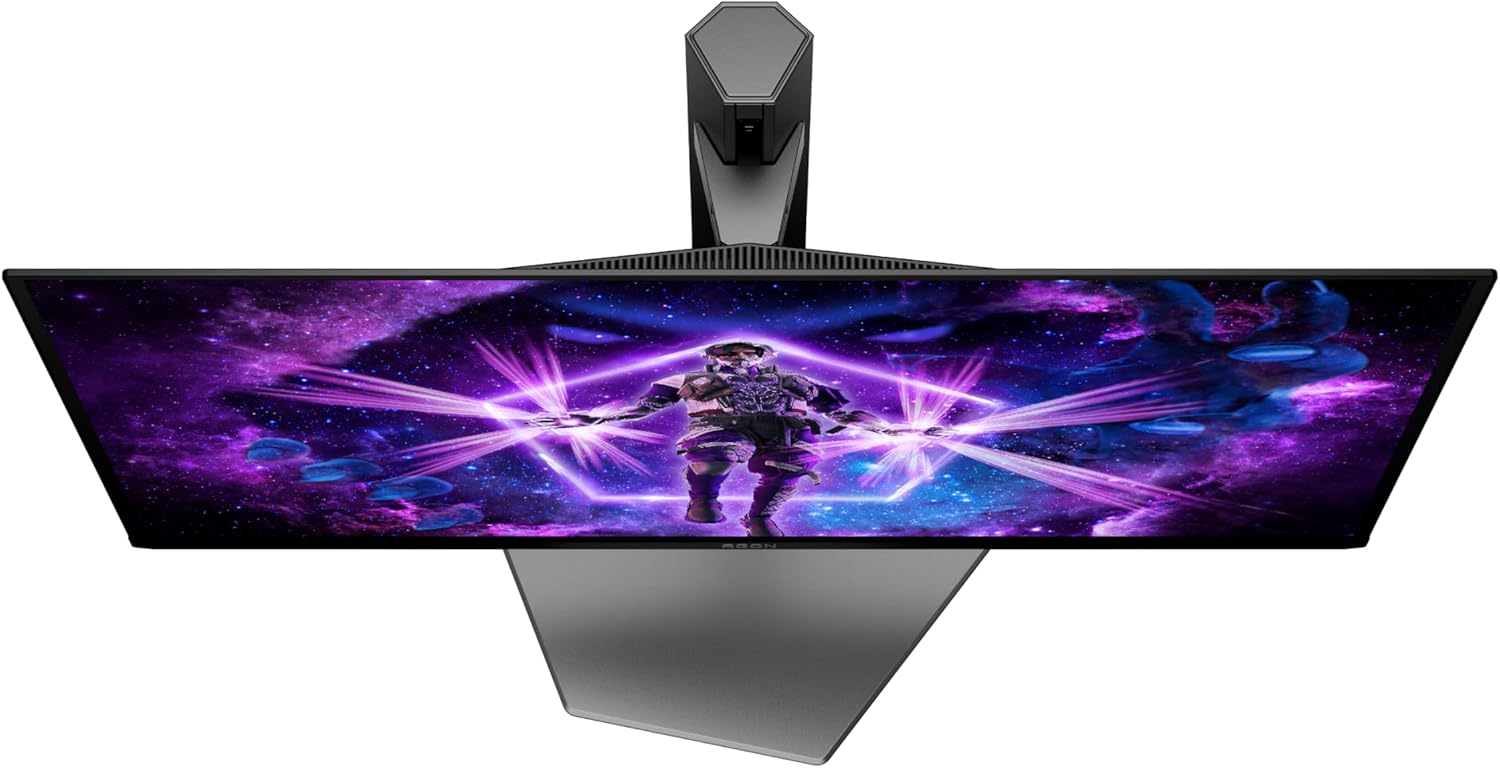 🔥 Angebote & Aktionen – AOC Agon Pro AG326UDAM - 32 Inch UHD OLED Gaming Monitor, 165 Hz, 0.03 ms, HDR400, FreeSync Prem. Pro, G-Sync comp. (3840 x 2160, 2 x HDMI 2.1, 1 x DP 1.4, USB Hub) Black / Grey – Bild 6