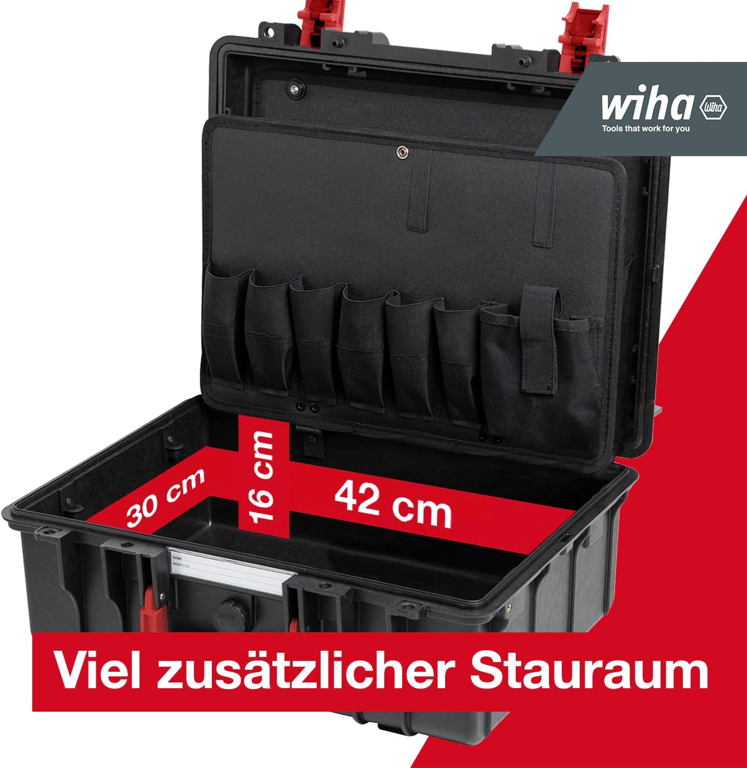 ⚡ Elektro & Technik – Wiha Lehrlingskoffer Elektroinstallation 18-teilig VDE I Elektriker-Werkzeugkoffer gefüllt I Werkzeugset für Profi & Azubi I Elektriker-Werkzeug – Bild 3