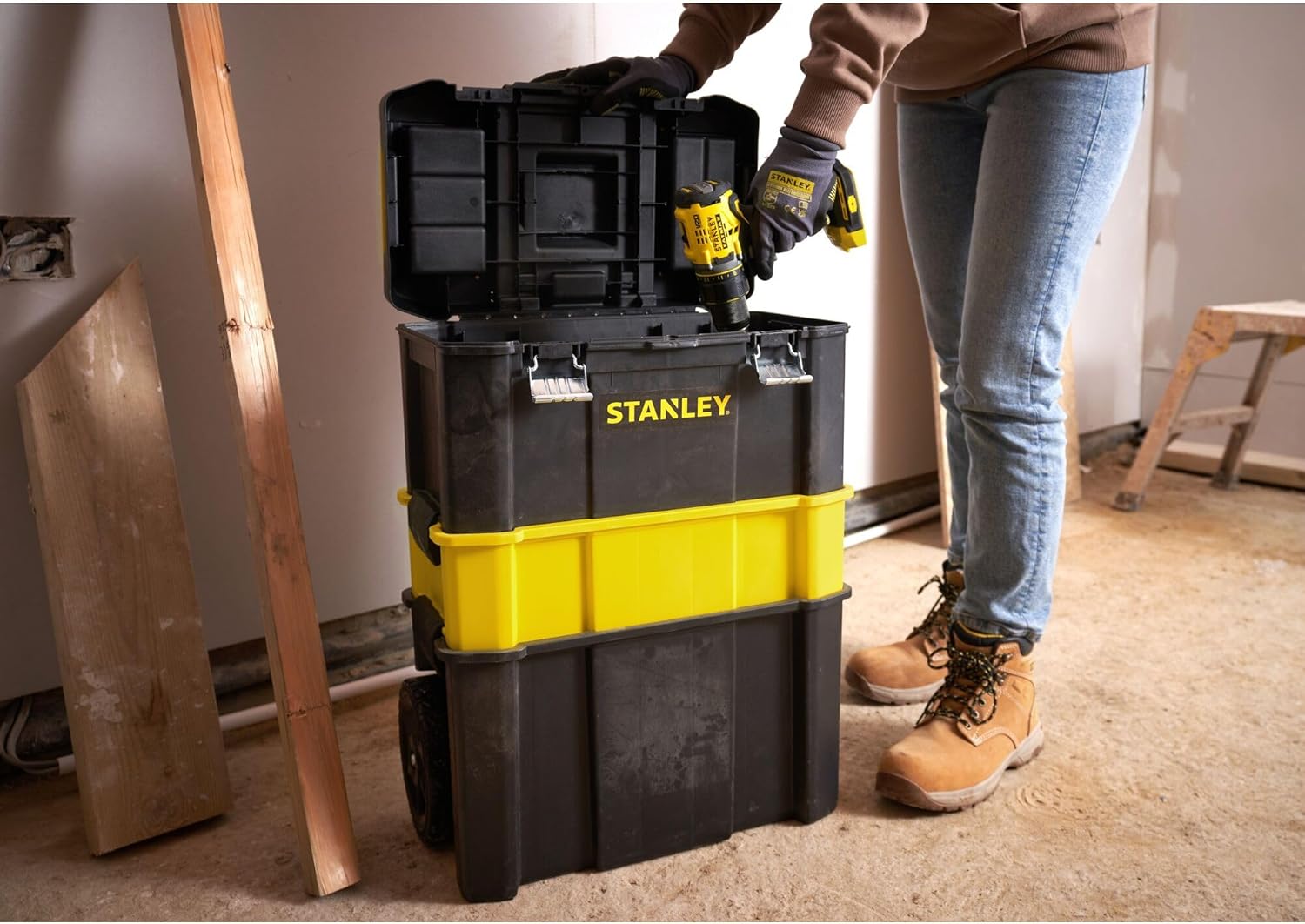 ⚒️ Bau & Montage – Stanley 3-in-1-Werkzeugwagen – Bild 20