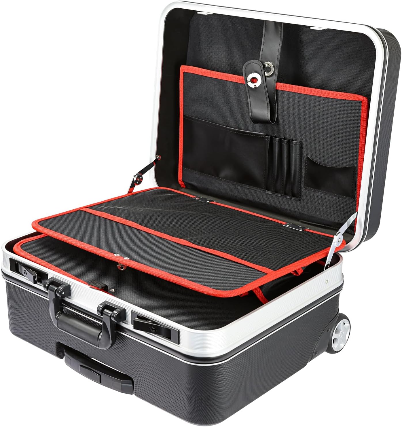 ⚡ Elektro & Technik – HMF 15602-02 Werkzeugwagen, leerer ABS-Kunststoff-Werkzeugkasten mit Rollen, 47 x 40 x 24,5 cm – Bild 8