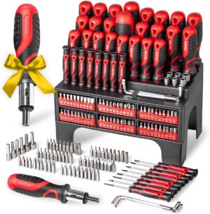 ⚡ Elektro & Technik – Walter XXL Schraubendreher- und Bit-Set, 100-teilig, inkl. Präzisions- und Winkelschraubendreher, Steckschlüsseleinsätze, Ratschenschraubendreher.