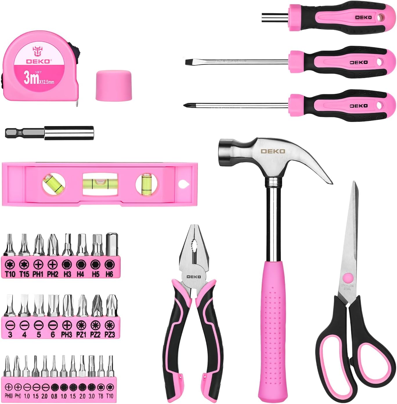 🔥 Angebote & Aktionen – DEKOPRO Tool Box Tool Box Tool Box 42-Piece Universal Complete with Tools Hand Tool for Women for Household Workshop DIY – Bild 4