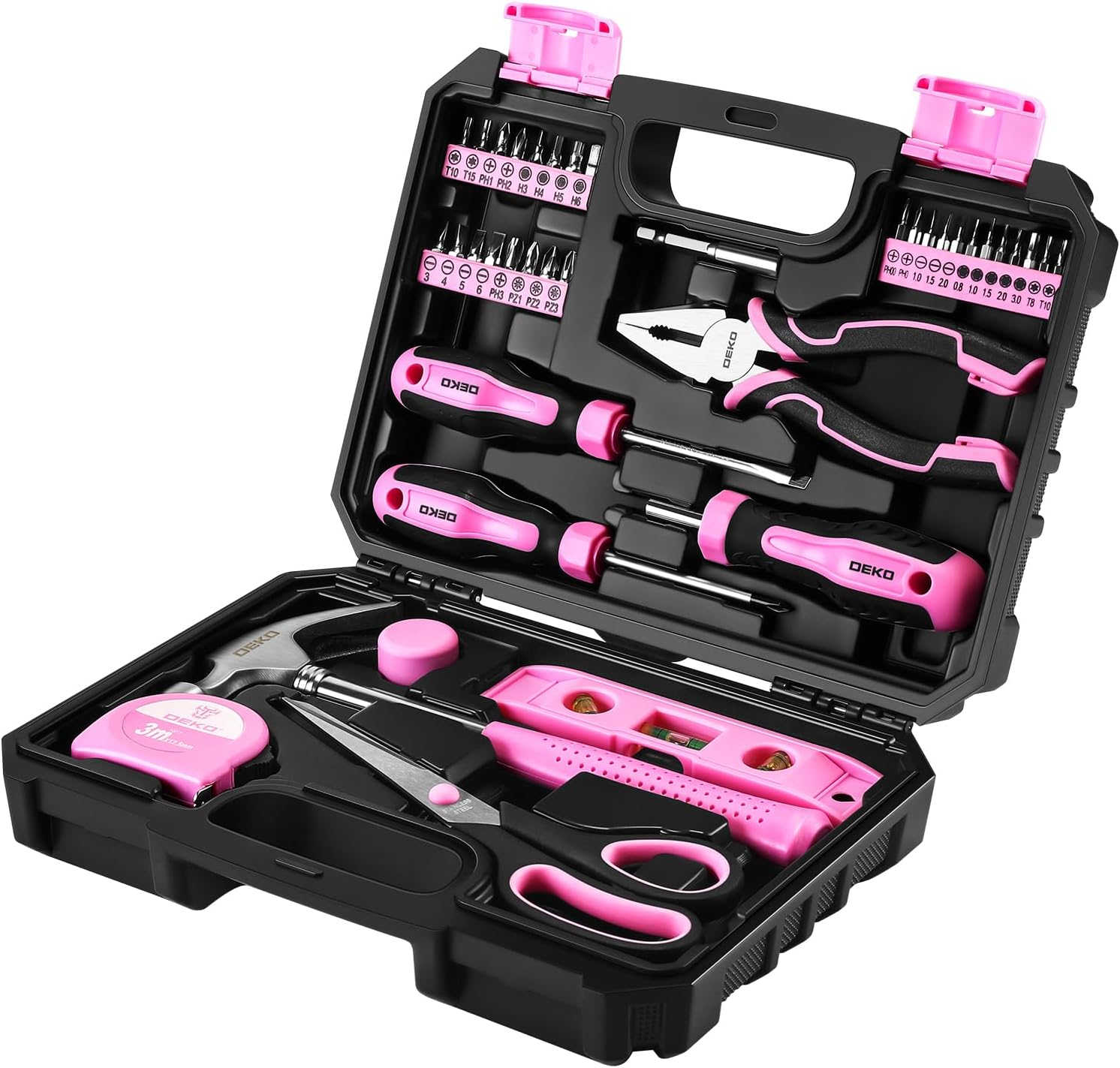 🔥 Angebote & Aktionen – DEKOPRO Tool Box Tool Box Tool Box 42-Piece Universal Complete with Tools Hand Tool for Women for Household Workshop DIY