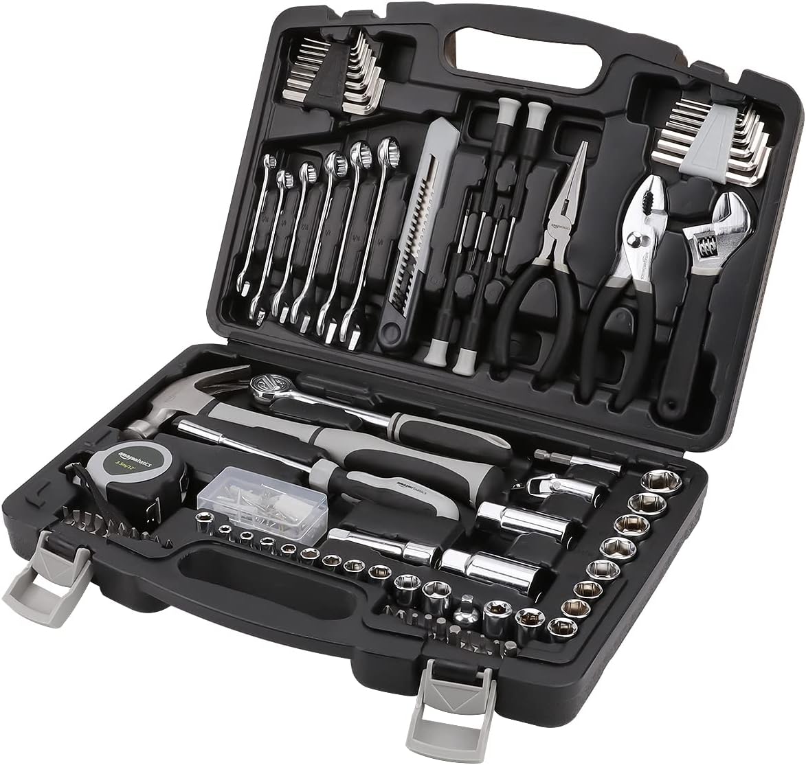 ⚡ Elektro & Technik – Amazon Basics Allgemeines Haushaltshandwerkzeug-Set, 131-teilig