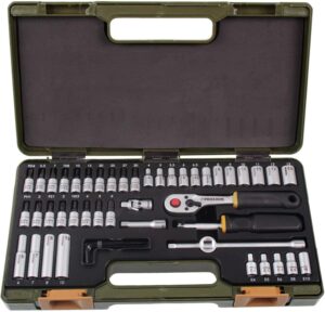 🚗 KFZ & Werkstatt – Proxxon 23280 Socket Spanner Set with Baton Ratchet 1/4 Inch 49 Pieces