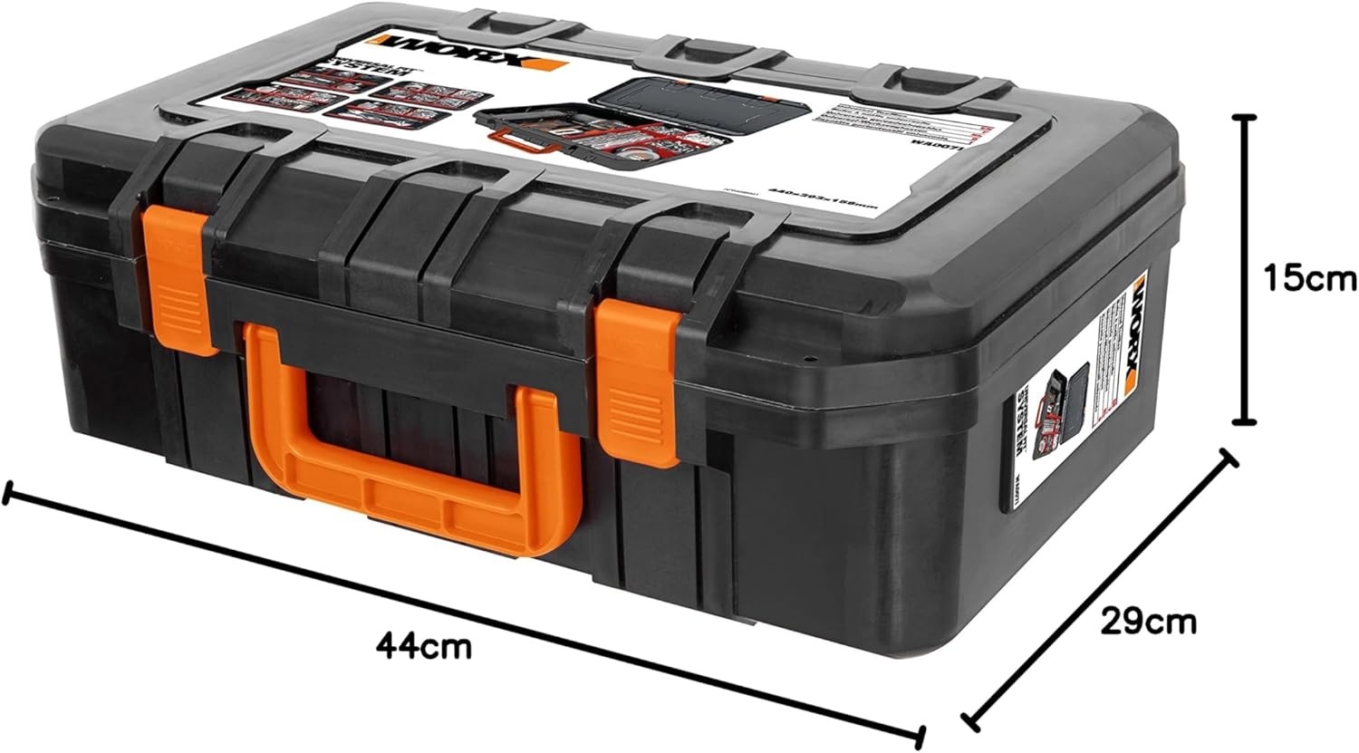 🔥 Angebote & Aktionen – WORX WA0071 Tool Box Made of Robust Plastic - For The Safe Storage Of All Tools & Accessories - Case Without Tools – Bild 8