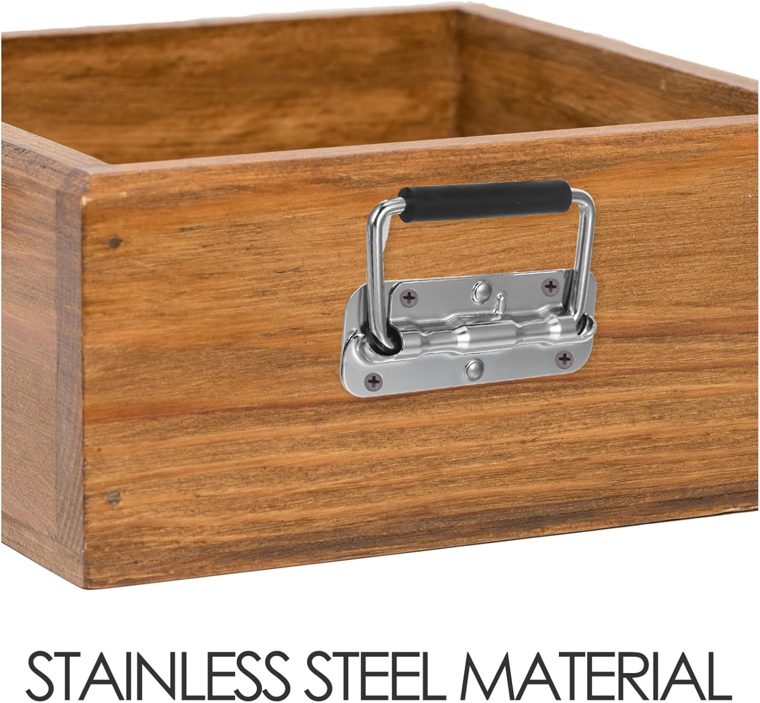 ⚒️ Bau & Montage – Angoily 2 STÜCK Teiliges Flight Case Griff aus Rostfreiem Edelstahl Robust und Langlebig Klappbar für Werkzeugkoffer Aluminium Holzkisten Einfache Montage Geeignet für Studio und – Bild 3