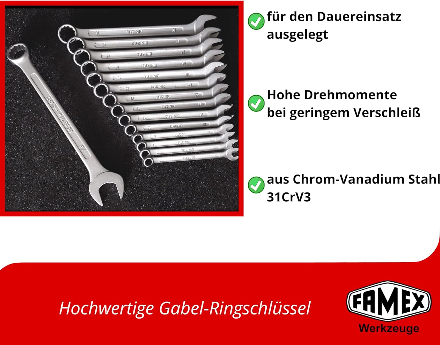 ⚒️ Bau & Montage – FAMEX 420-88 Alu-Werkzeugkoffer gefüllt mit Top-Werkzeugset – erweiterbar – Werkzeugkoffer in Top-Qualität – für den gewerblichen Einsatz – Bild 8
