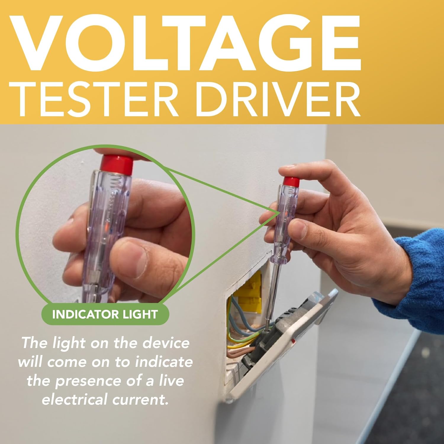 ⚡ Elektro & Technik – BLOSTM Isolierter Schraubendreher-Satz – 8-teiliger, VDE-geprüfter Elektro-Schraubendreher-Satz bis 1000 V, Elektriker-Schraubendreher-Satz, Aufbewahrungskoffer im Lieferumfang enthalten – Bild 6