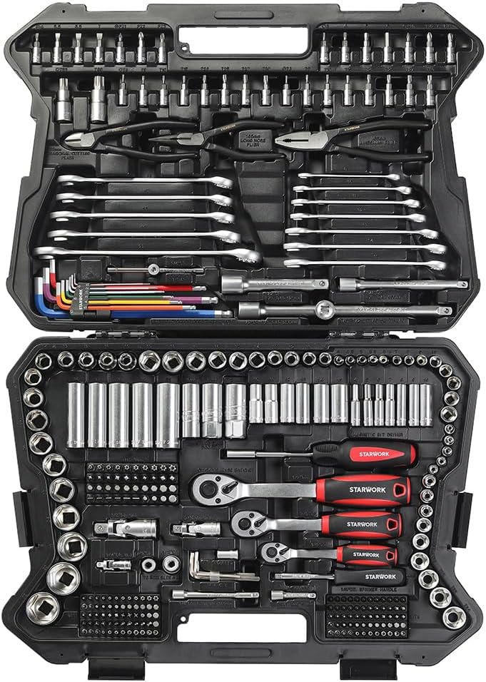 🚗 KFZ & Werkstatt – STARWORK Mechanics Tool Set (314 PC) – Bild 2