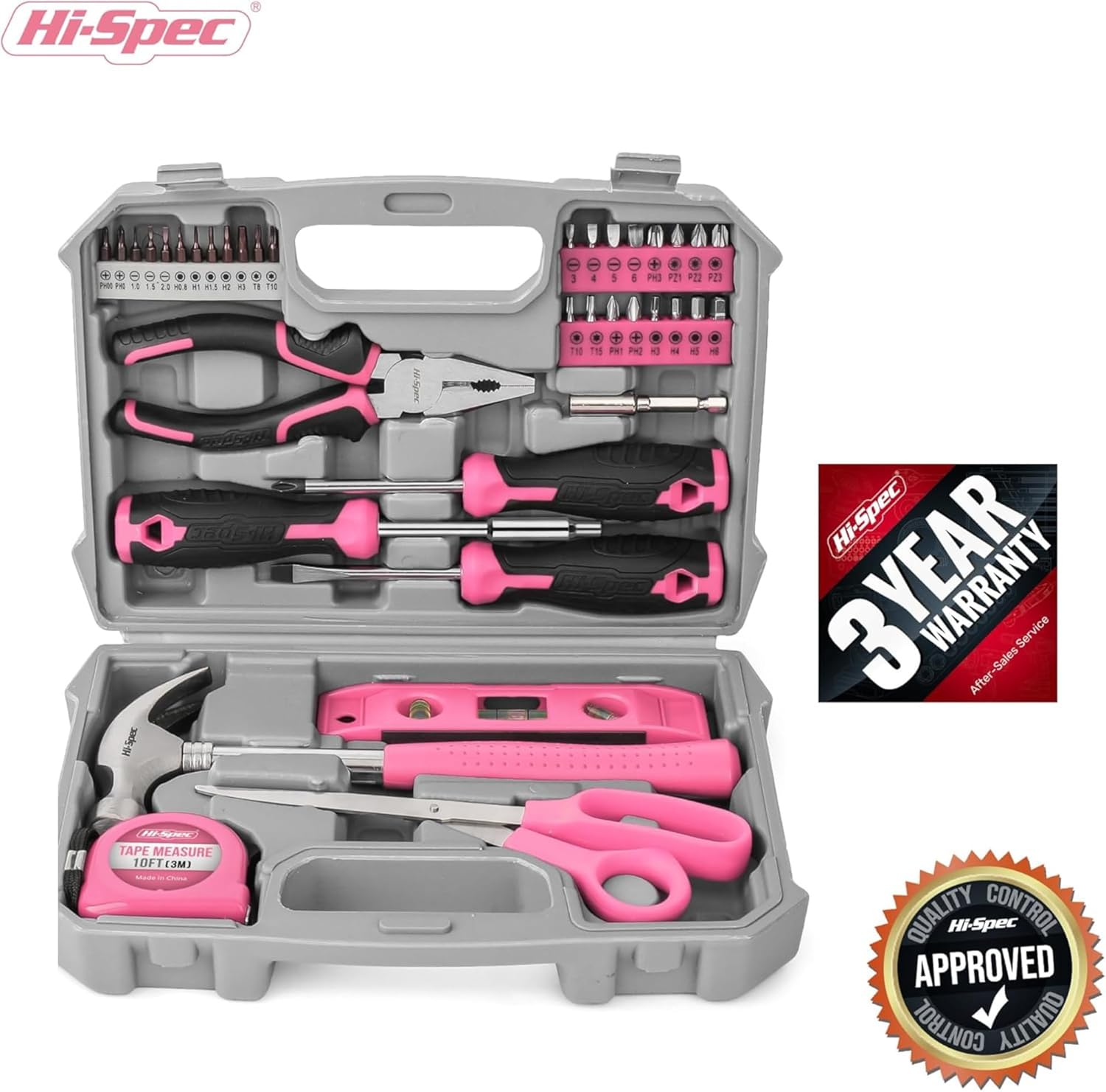 🔥 Angebote & Aktionen – Hi-Spec 39-piece home DIY tool set. Tools and 2-in-1 Screwdriver Bit Handle for Repairs Includes lobster clasp fob and mini bottle opener – Bild 6