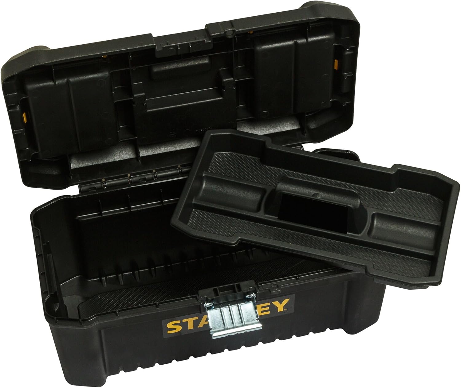⚒️ Bau & Montage – Stanley STST1-75518 Essential 16 Zoll Werkzeugkasten mit Metallverschlüssen, Schwarz/Gelb, Zoll – Bild 19