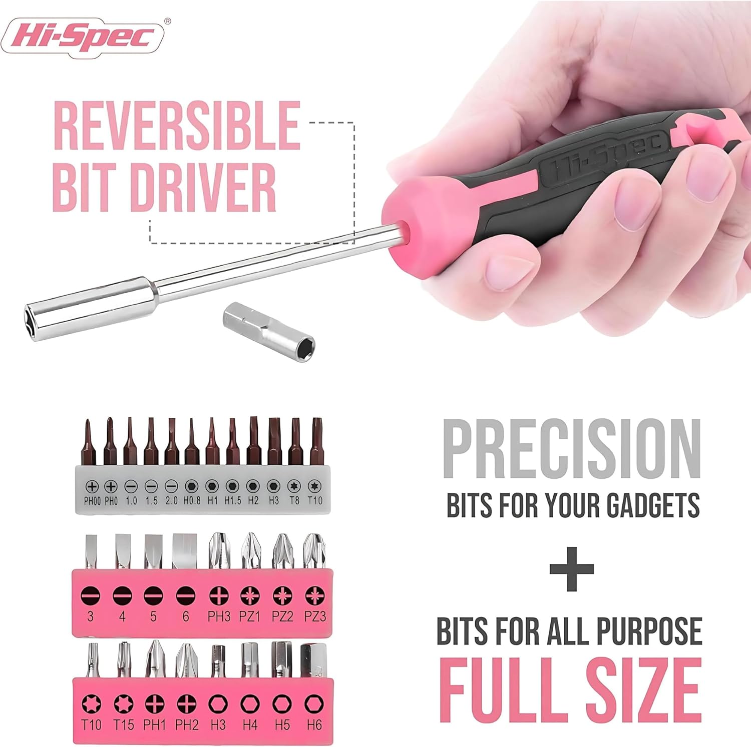 🔥 Angebote & Aktionen – Hi-Spec 39-piece home DIY tool set. Tools and 2-in-1 Screwdriver Bit Handle for Repairs Includes lobster clasp fob and mini bottle opener – Bild 2
