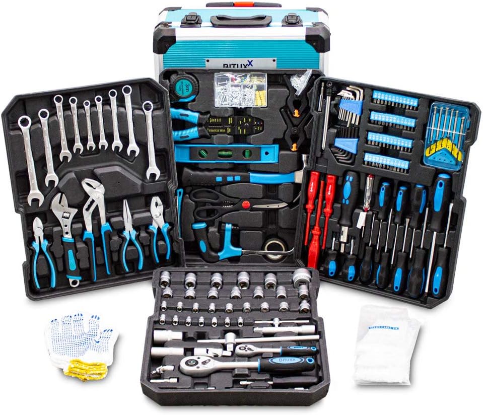 🔥 Angebote & Aktionen – Bituxx Tool Box 1200 Pieces Tool Ratchet Box Tool Trolley Nut Box Ratchet Box Socket Wrench Torx Multi-Tooth Ratchet