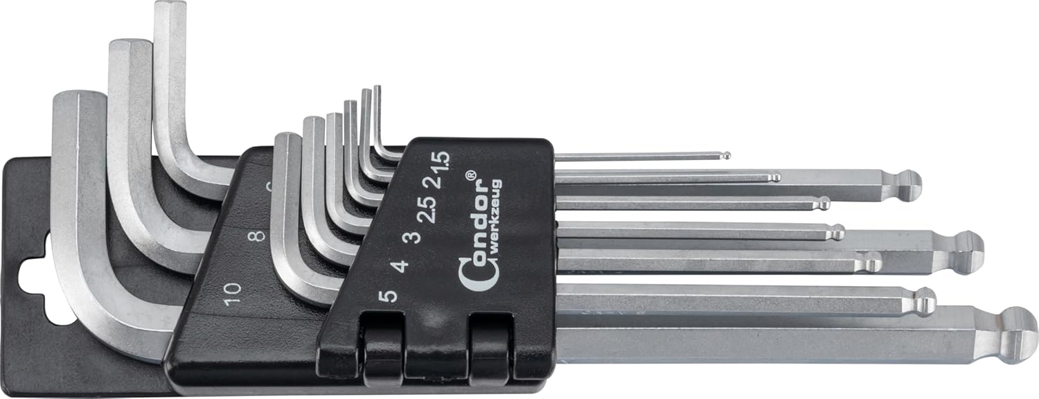 🚗 KFZ & Werkstatt – Condor Werkzeug 1192 | Metric Socket Spanner Set I 92 Pieces | 1/4 + 3/8 Inch | Hexagonal Metric | SW 4-24 mm | Wrench | Nuts | Ratchets | Bits | Accessories – Bild 4