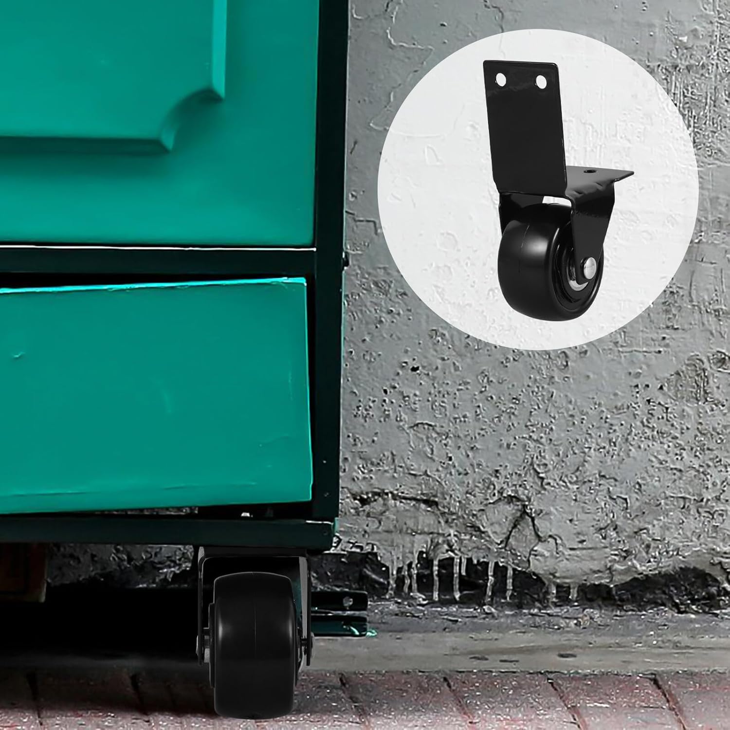 ⚒️ Bau & Montage – VALICLUD Ersatz Caster Wheel aus Robustem Eisen für Koffer Trolley Möbel Vielseitig Einsetzbar Geräuscharm Langlebig Einfache Montage für Werkzeugkoffer und Regale – Bild 6