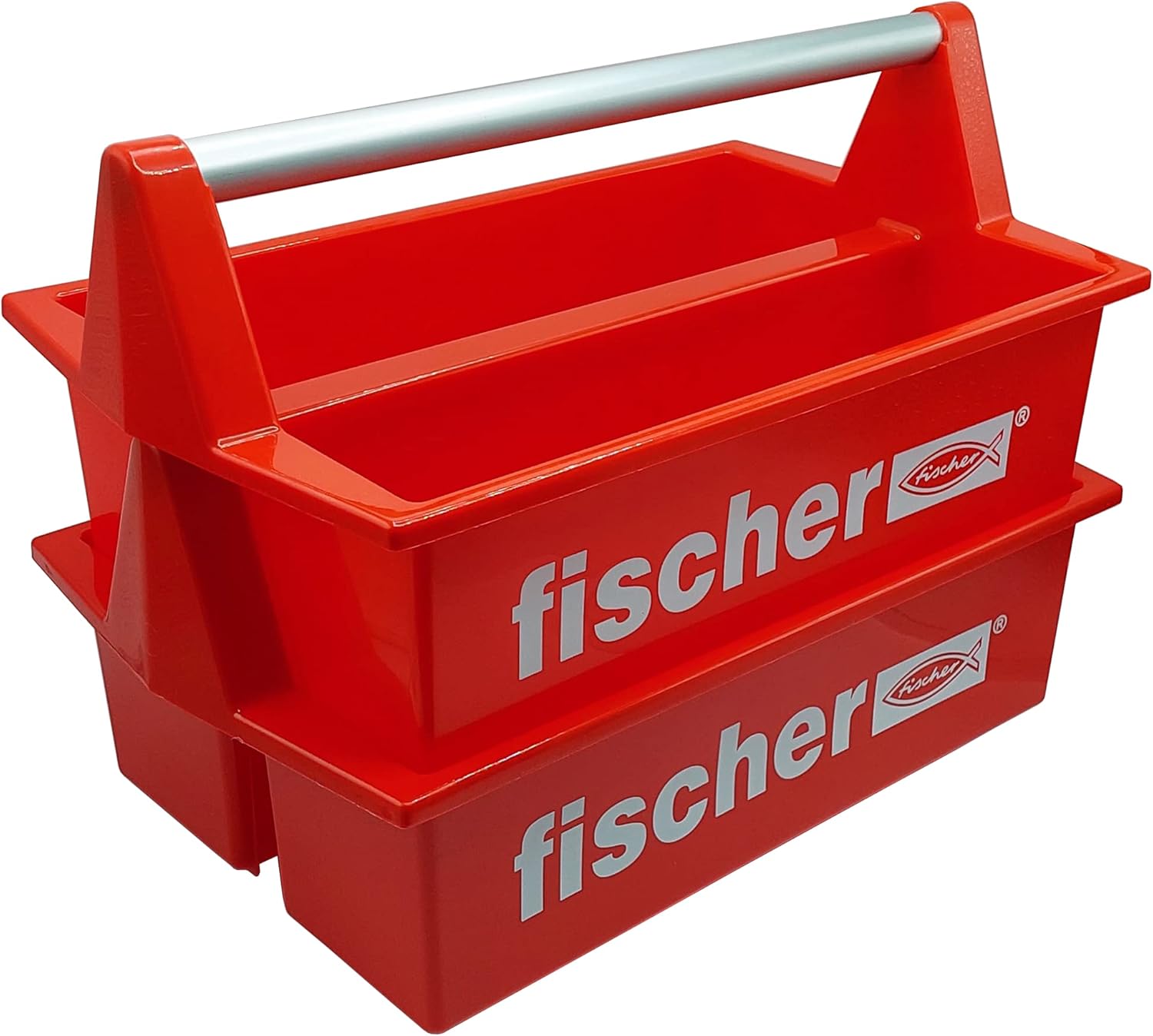 ⚒️ Bau & Montage – Fischer Werkzeugkasten Kunststoff Rot – Bild 6